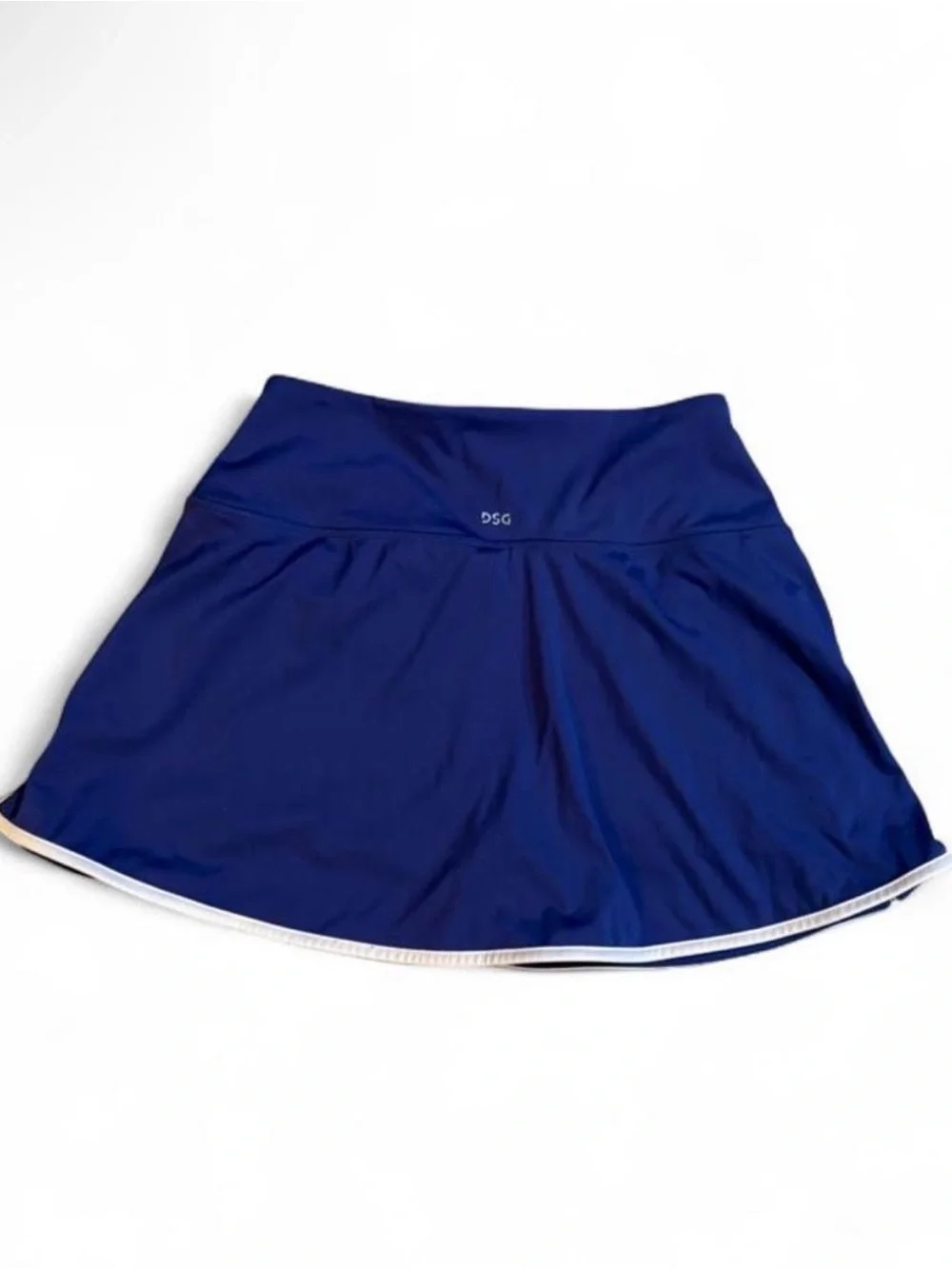 DSG Navy Skort with White Piping - Picture 2 of 3
